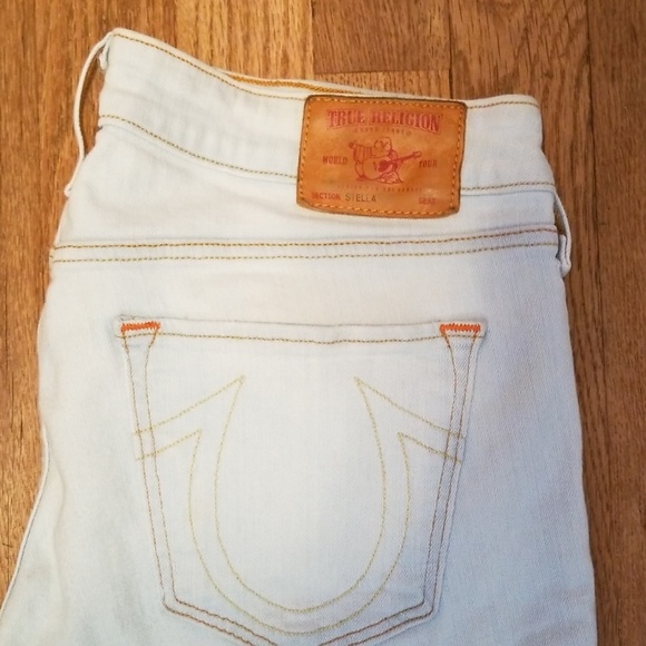 True Religion Denim - True religion light wash skinny jeans